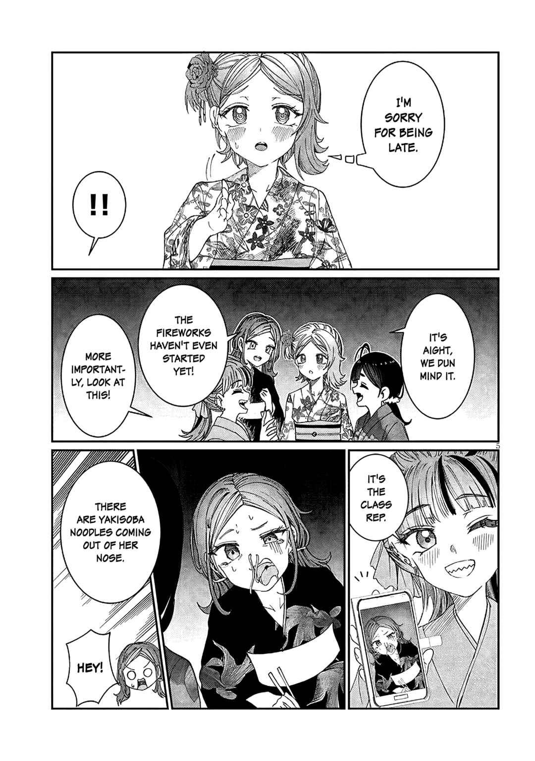 Kimi wa Yakamashi Tojite yo Kuchi o! Chapter 28 page 4