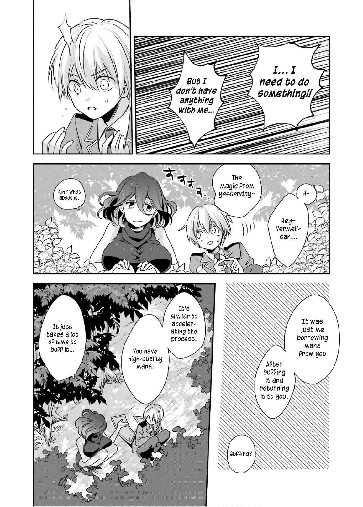 Kinsou no Vermeil ~Gakeppuchi Majutshi wa Saikyou no Yakusai to Mahou Sekai wo Tsukisusumu~ Chapter 2.2 page 7