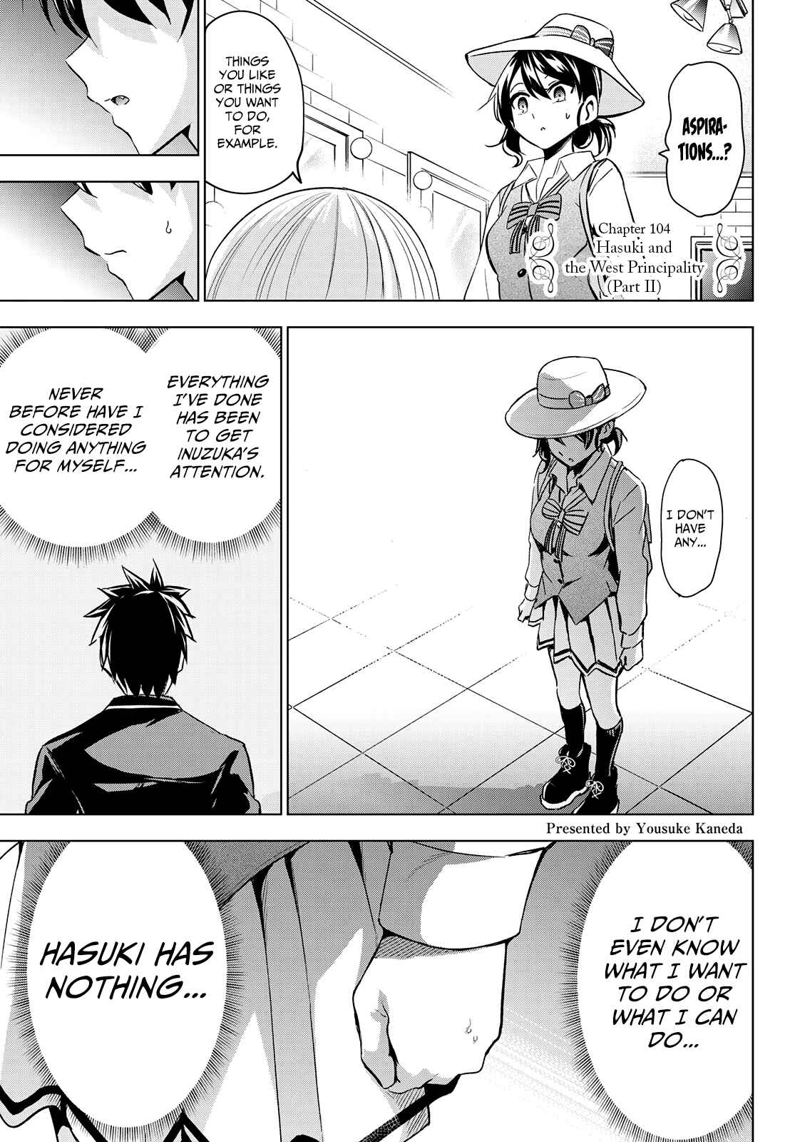 Kishuku Gakkou no Juliet Chapter 104 page 2