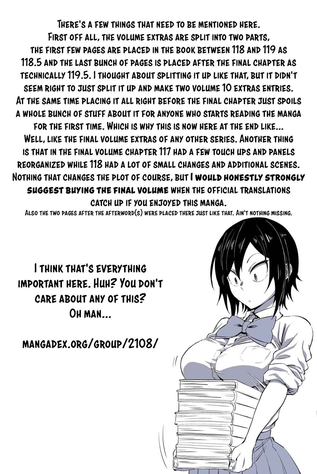Kishuku Gakkou no Juliet Chapter 119.5 page 22