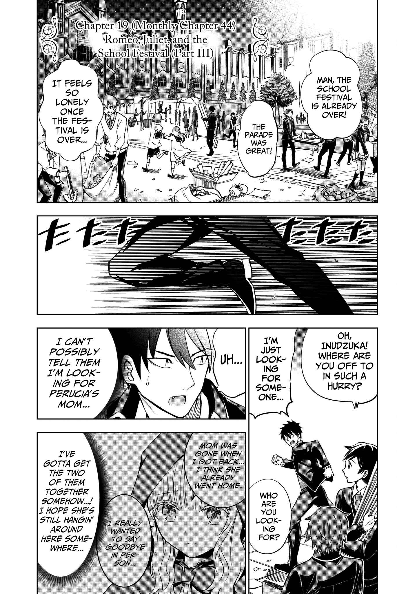 Kishuku Gakkou no Juliet Chapter 44 page 0