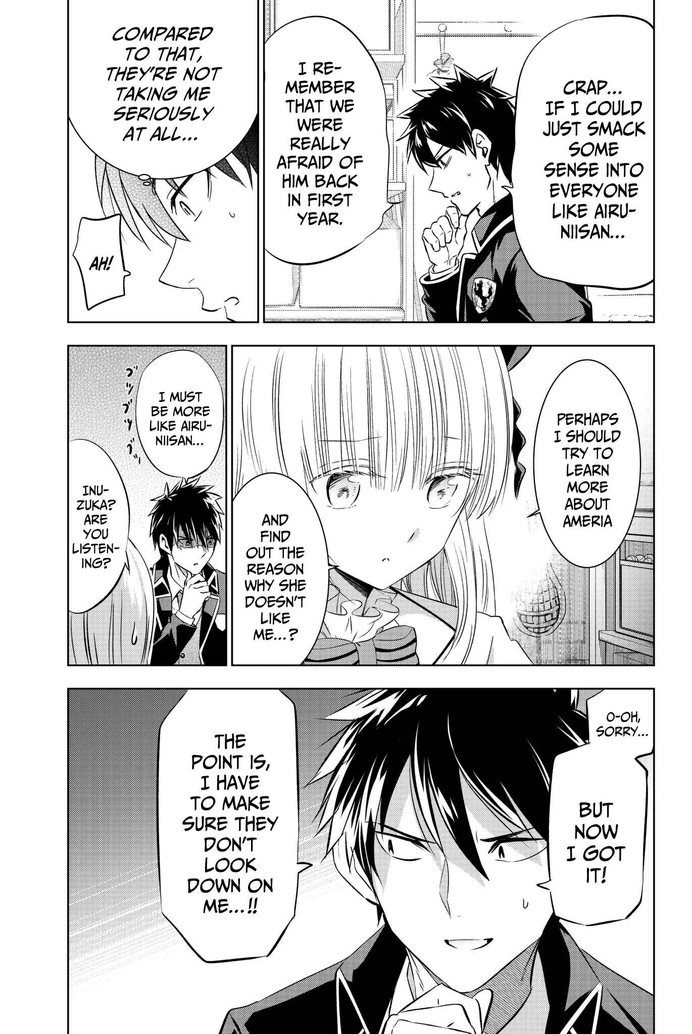 Kishuku Gakkou no Juliet Chapter 70 page 14