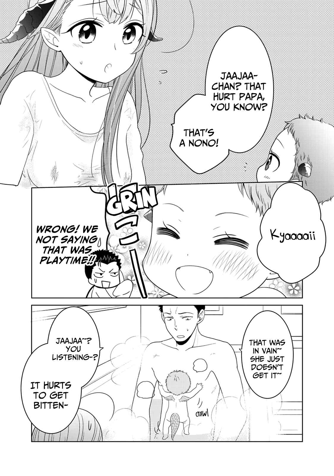 Kitaku Tochuu de Yome to Musume ga Dekita n dakedo, Dragon datta. Chapter 9 page 12