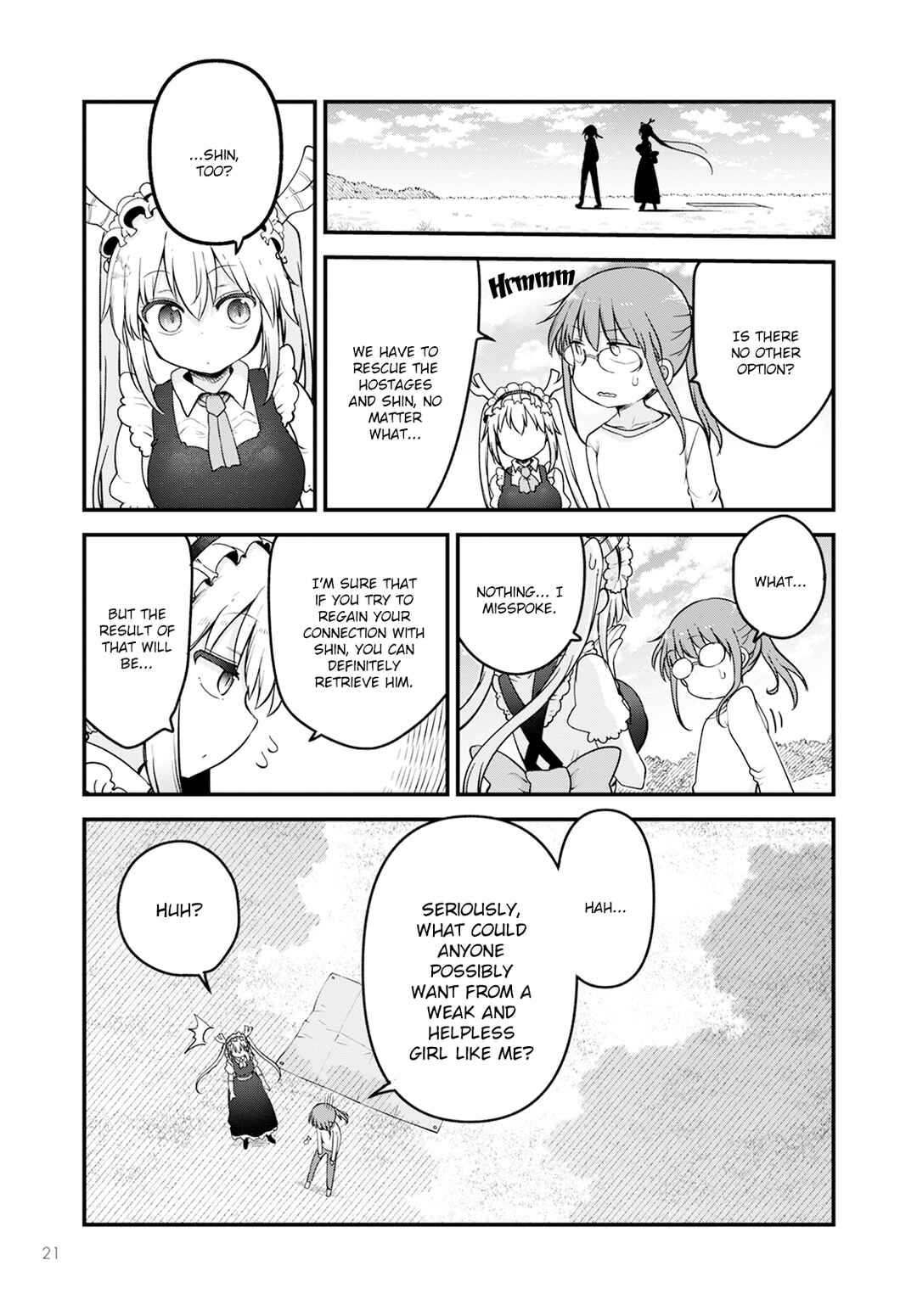 Kobayashi-san Chi no Maid Dragon Chapter 141 page 14