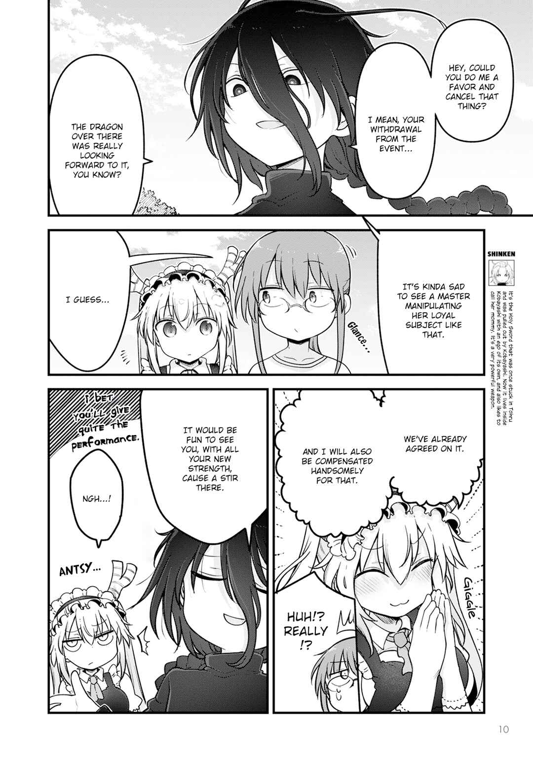 Kobayashi-san Chi no Maid Dragon Chapter 141 page 3