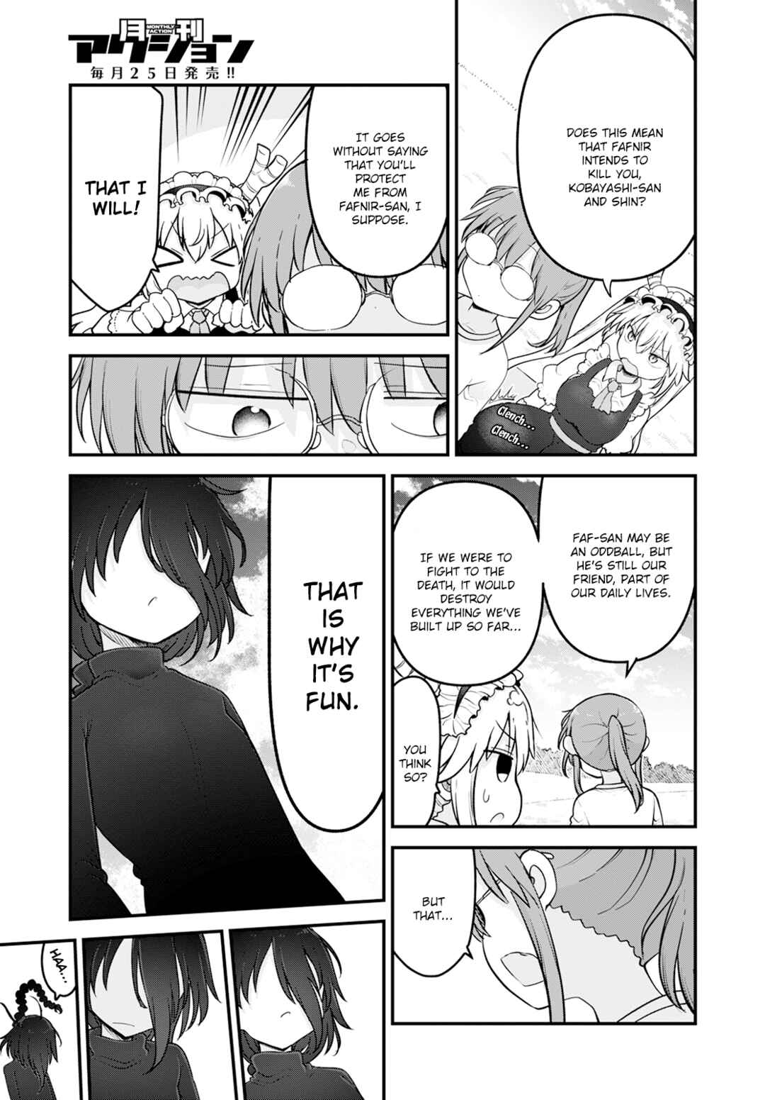 Kobayashi-san Chi no Maid Dragon Chapter 141 page 8
