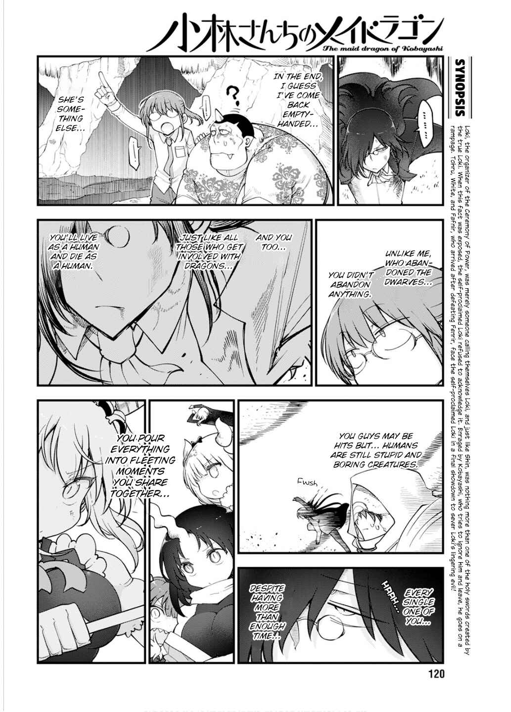 Kobayashi-san Chi no Maid Dragon Chapter 151 page 1