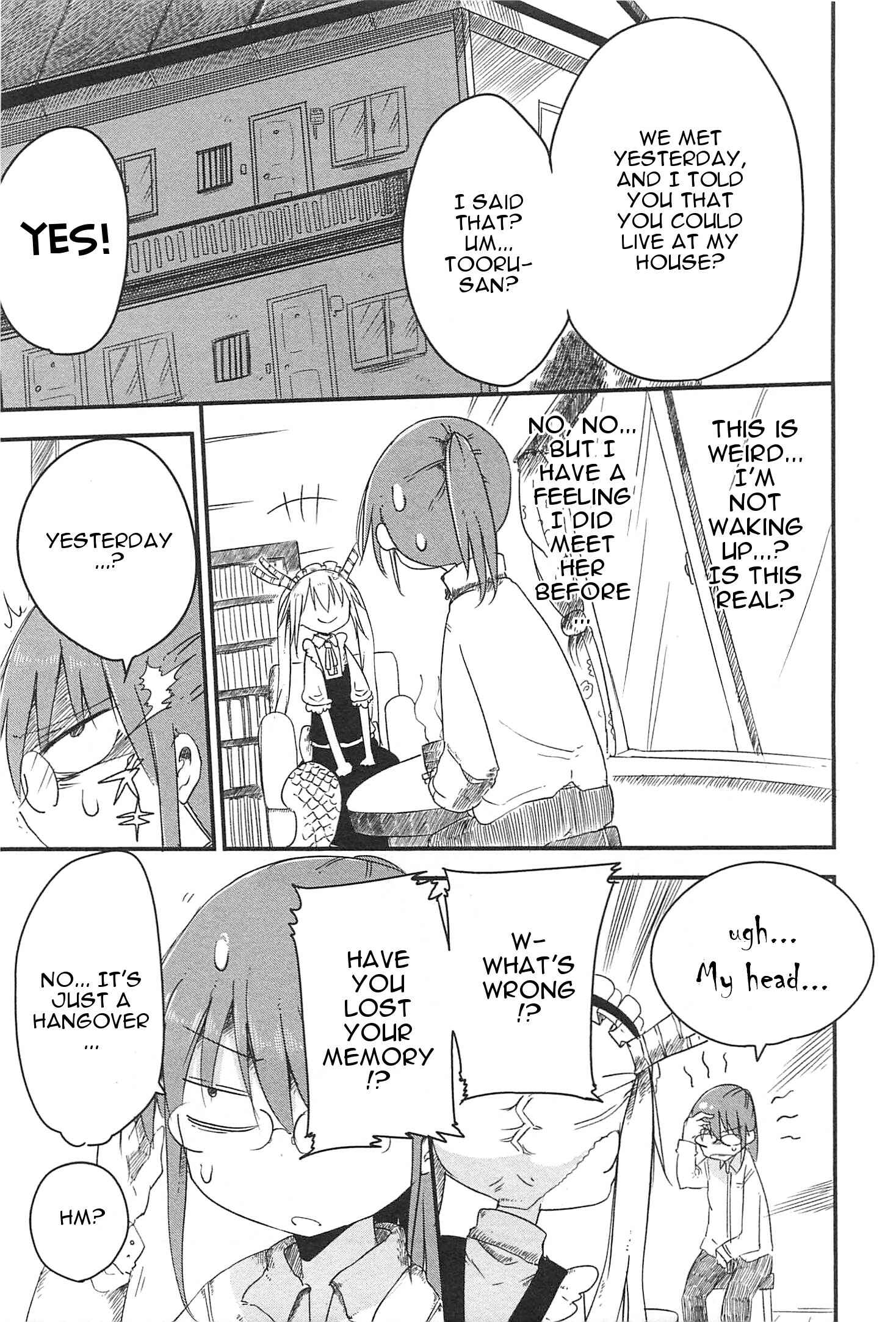 Kobayashi-san Chi no Maid Dragon Chapter 2 page 4