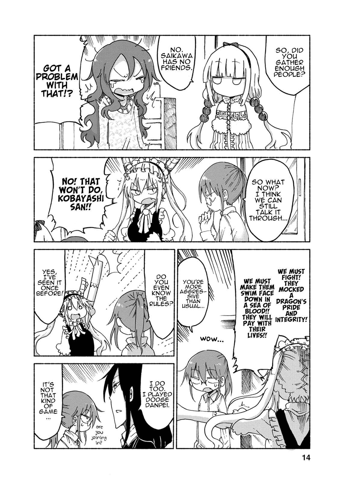 Kobayashi-san Chi no Maid Dragon Chapter 21 page 12