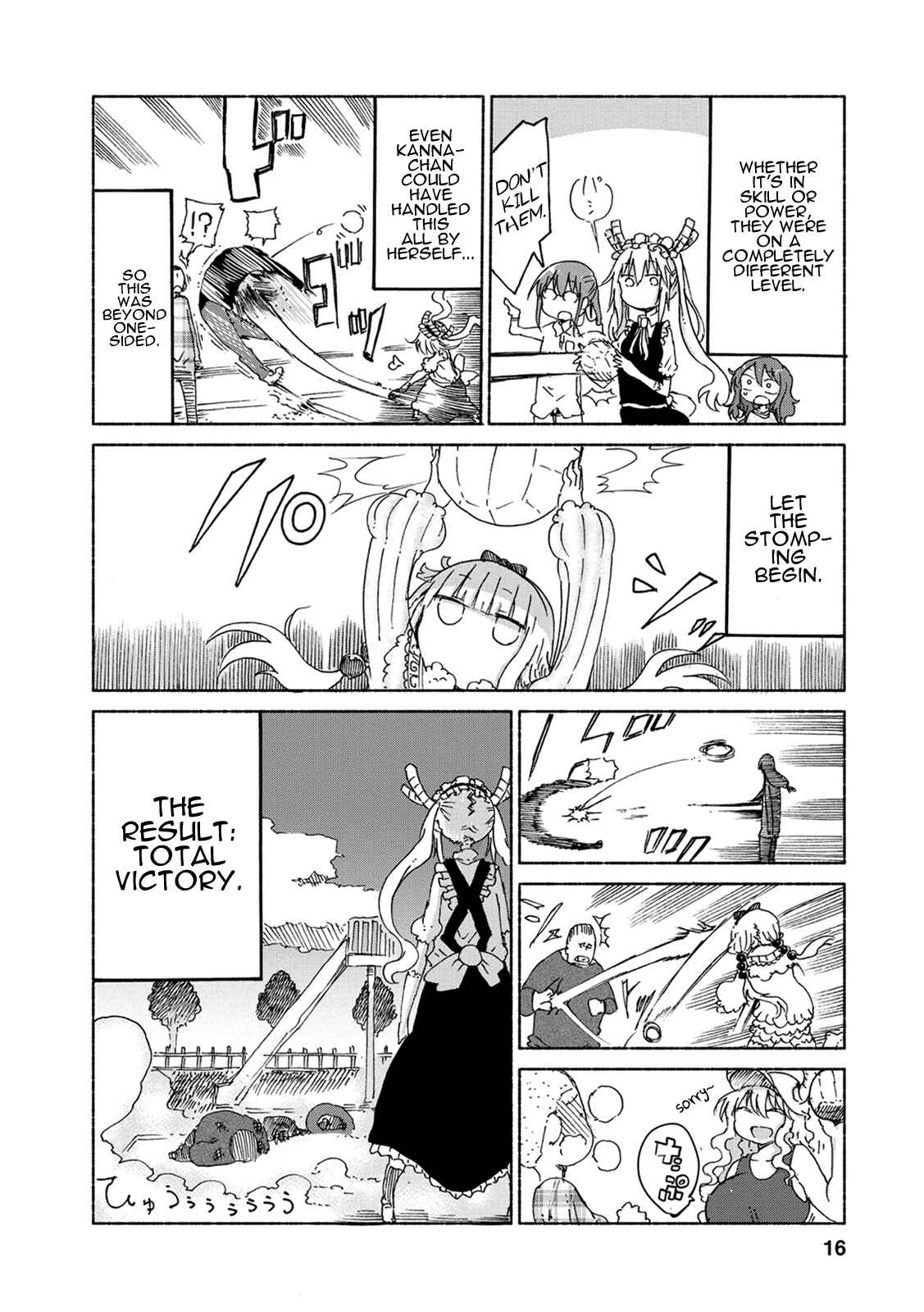 Kobayashi-san Chi no Maid Dragon Chapter 21 page 14