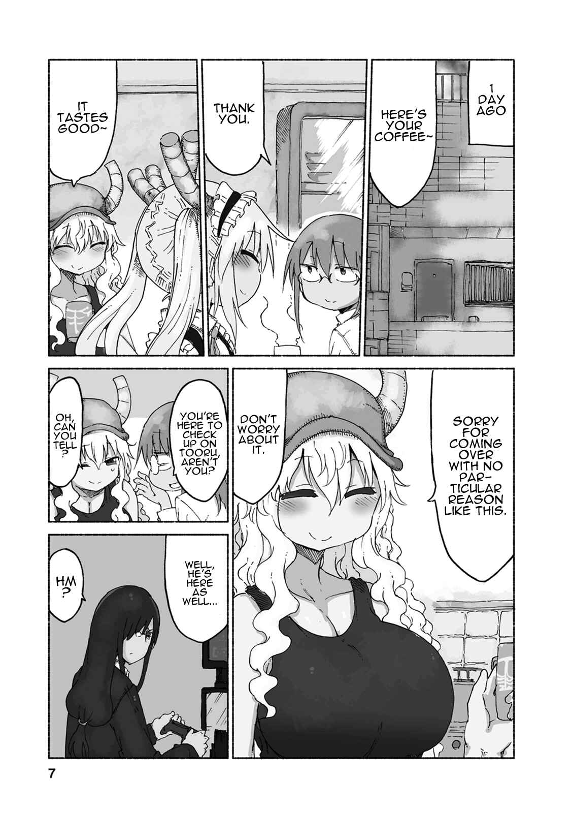 Kobayashi-san Chi no Maid Dragon Chapter 21 page 5