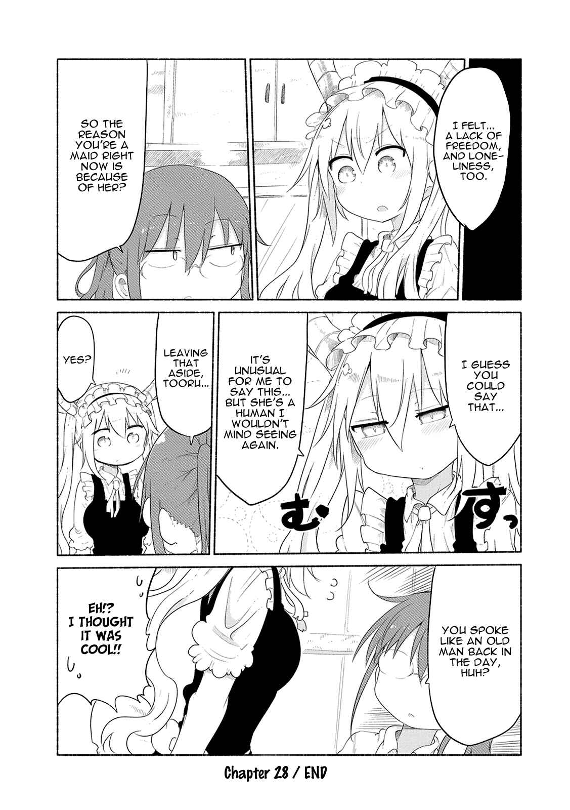 Kobayashi-san Chi no Maid Dragon Chapter 28 page 12