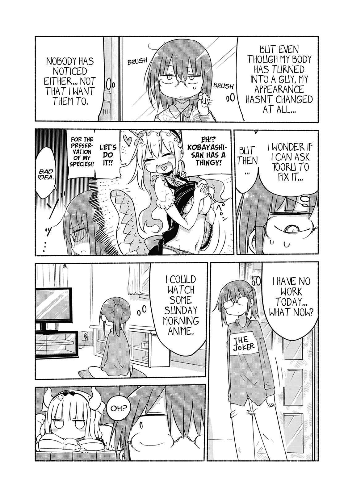 Kobayashi-san Chi no Maid Dragon Chapter 37 page 5