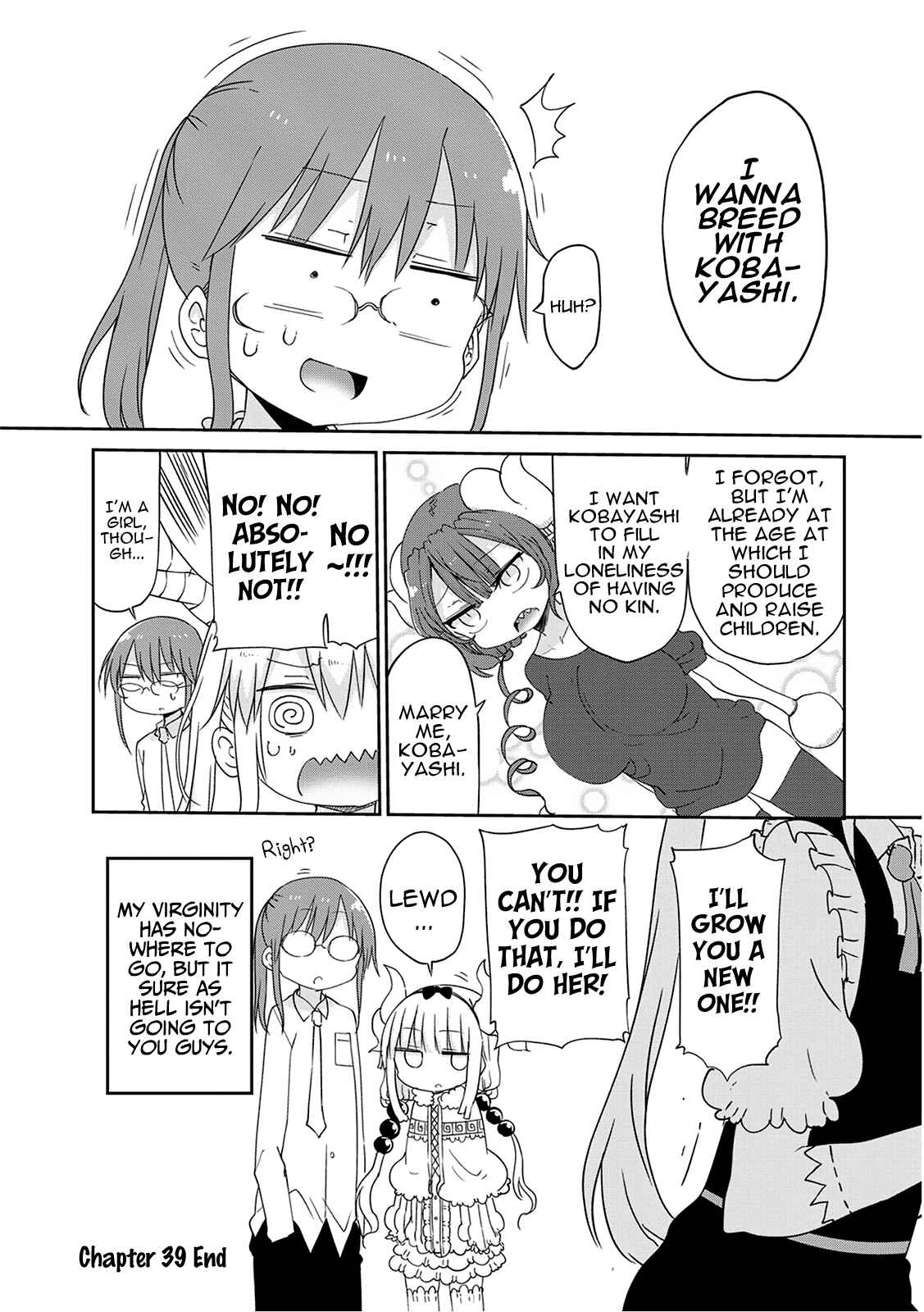 Kobayashi-san Chi no Maid Dragon Chapter 39 page 11