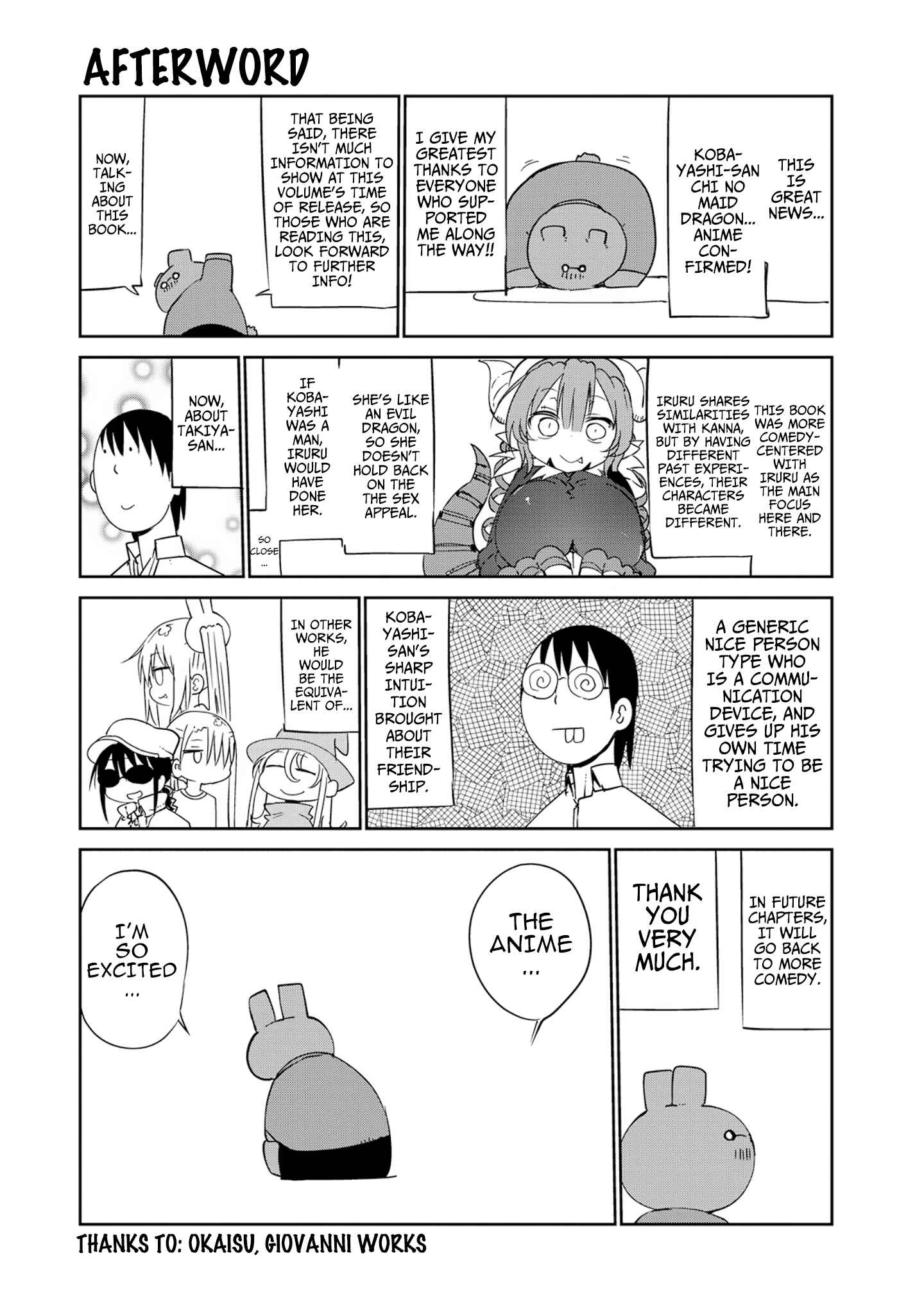 Kobayashi-san Chi no Maid Dragon Chapter 39 page 14