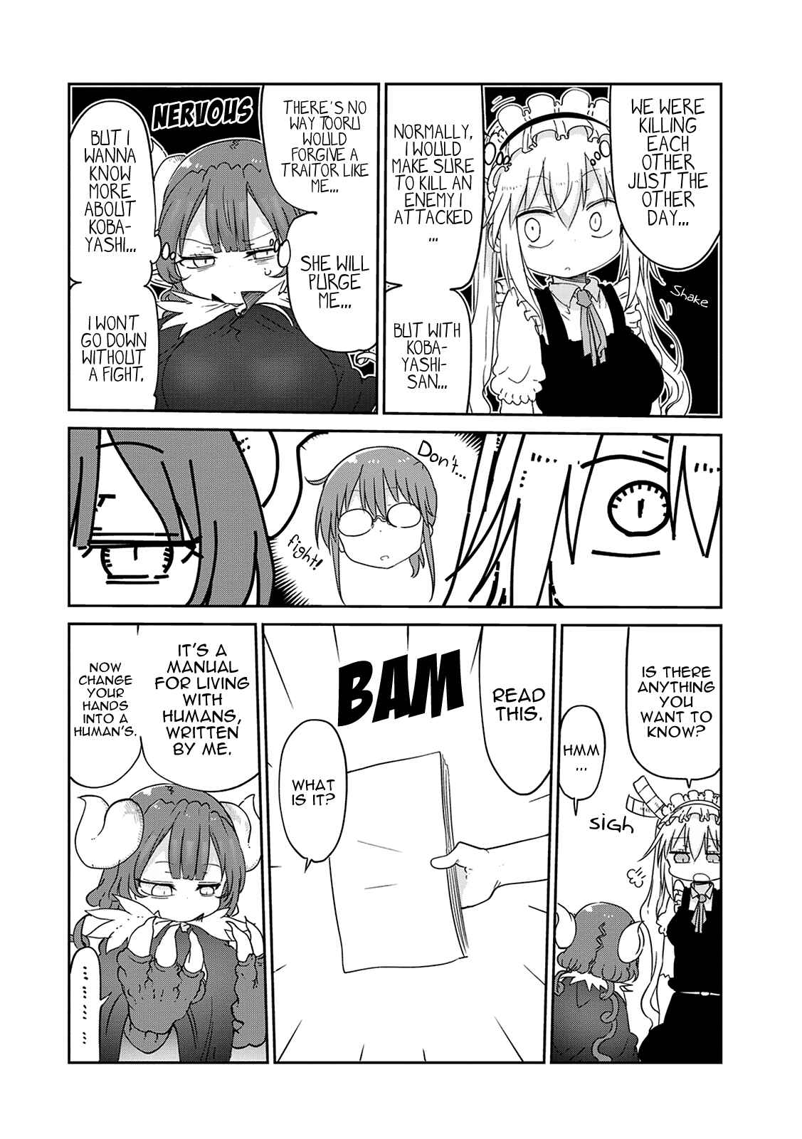 Kobayashi-san Chi no Maid Dragon Chapter 39 page 4