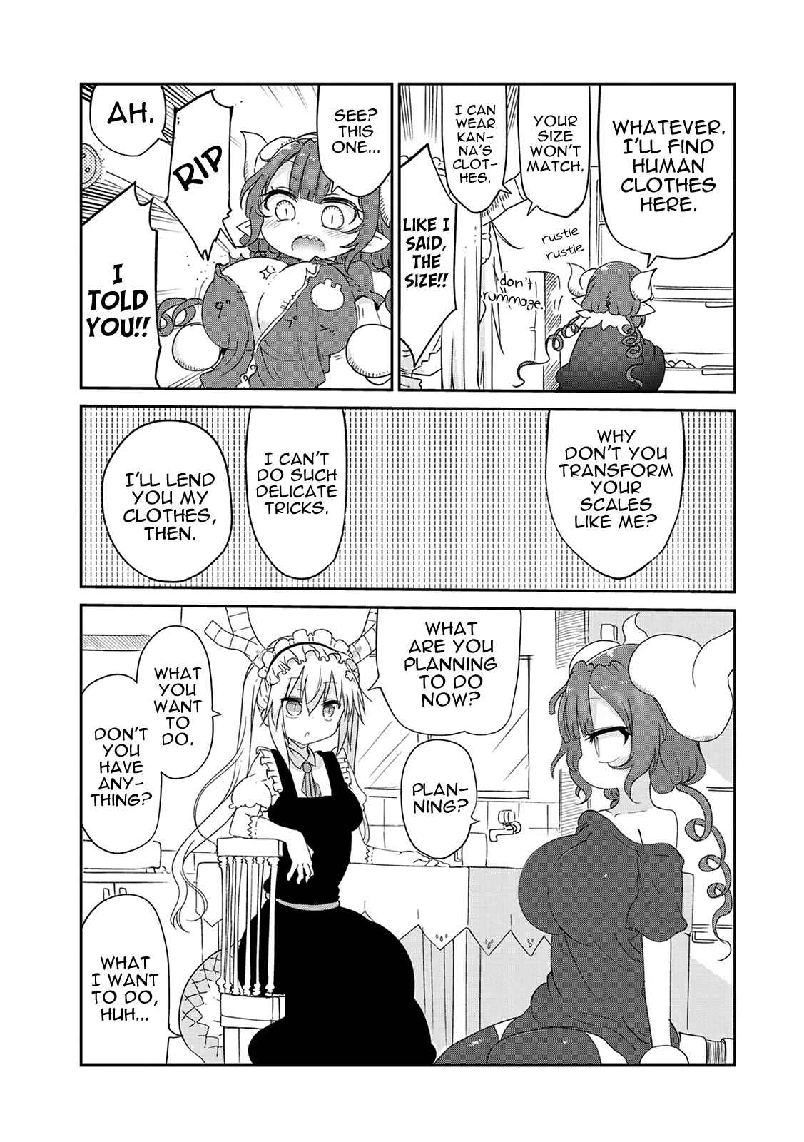 Kobayashi-san Chi no Maid Dragon Chapter 39 page 7