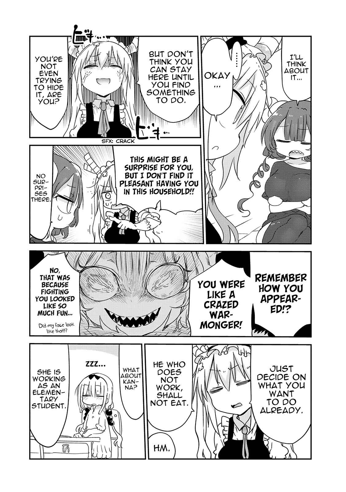 Kobayashi-san Chi no Maid Dragon Chapter 39 page 8