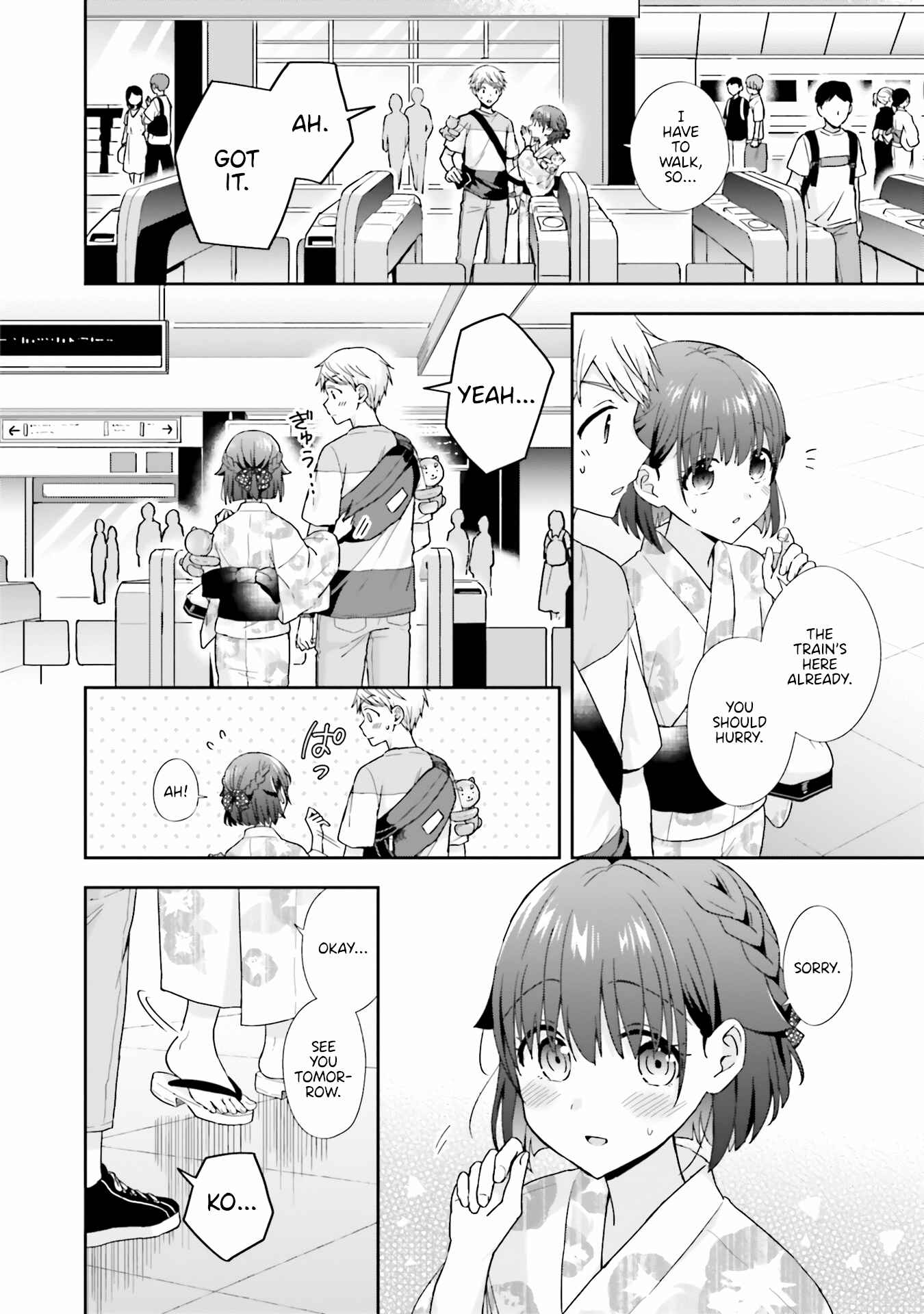 Koe no Chiisai Komori-san to Kusodeka Oogoe no Oobayashi-kun Chapter 37 page 2