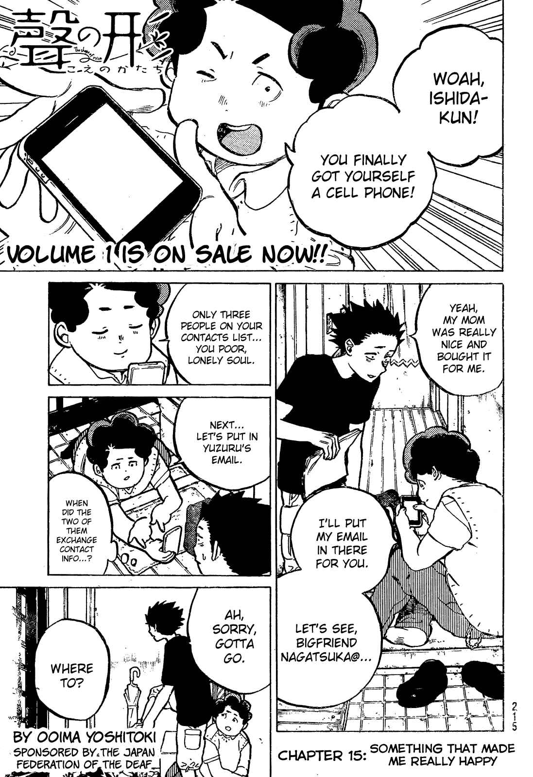 Koe no Katachi Chapter 15 page 3