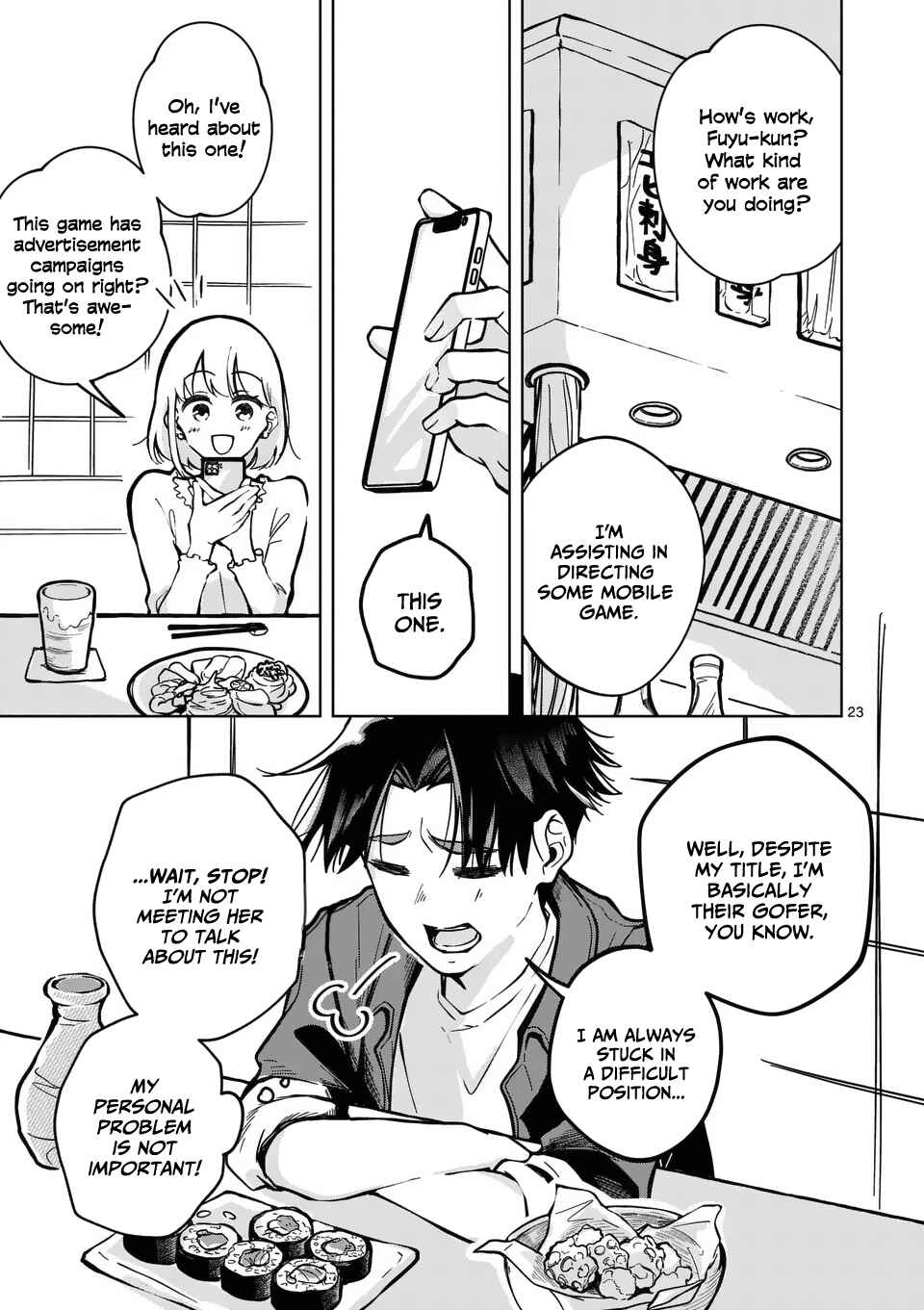 Koibito Ijou no Koto wo, Kanojo Janai Kimi to Chapter 1 page 23