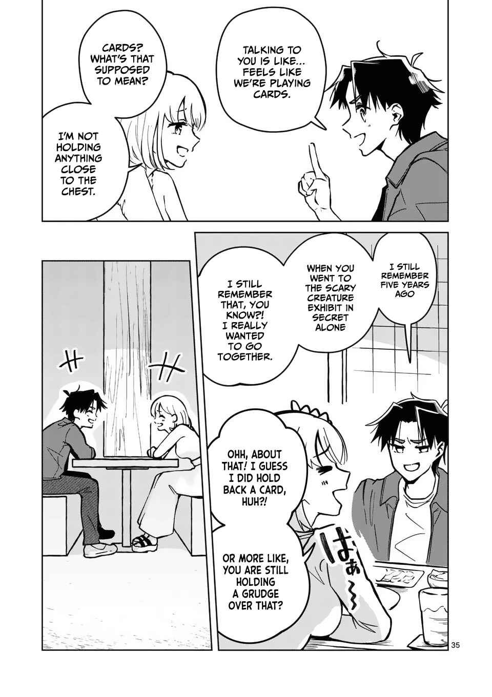 Koibito Ijou no Koto wo, Kanojo Janai Kimi to Chapter 1 page 35