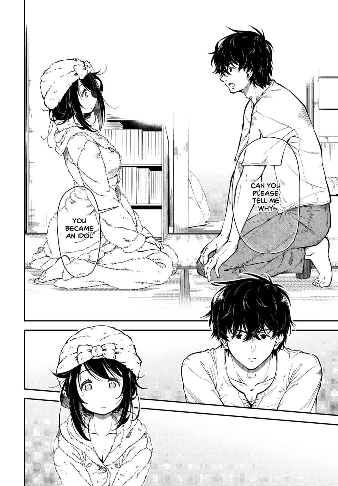 Kokumin-teki Idol ni natta Osana-Najimi ga Boro-Apart ni Sunderu Ore no Tonari ni Hikkoshitekita Ken Chapter 8 page 14