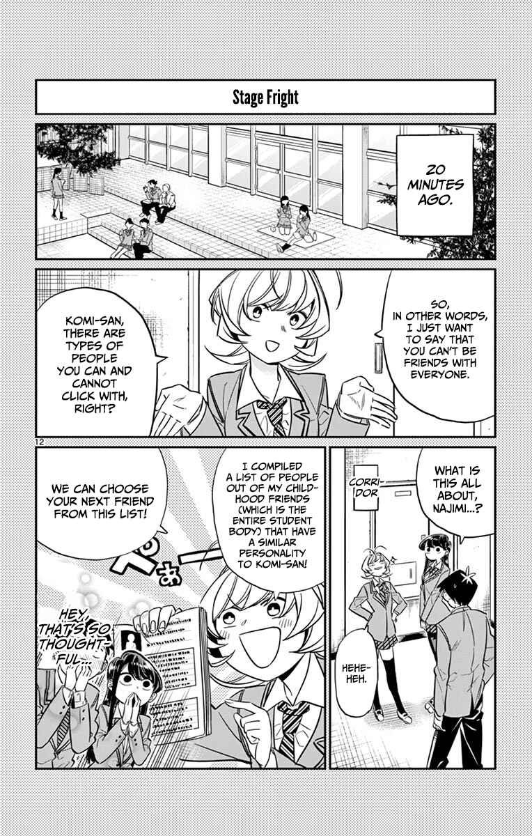 Komi-san wa Komyushou Desu. Chapter 14 page 11