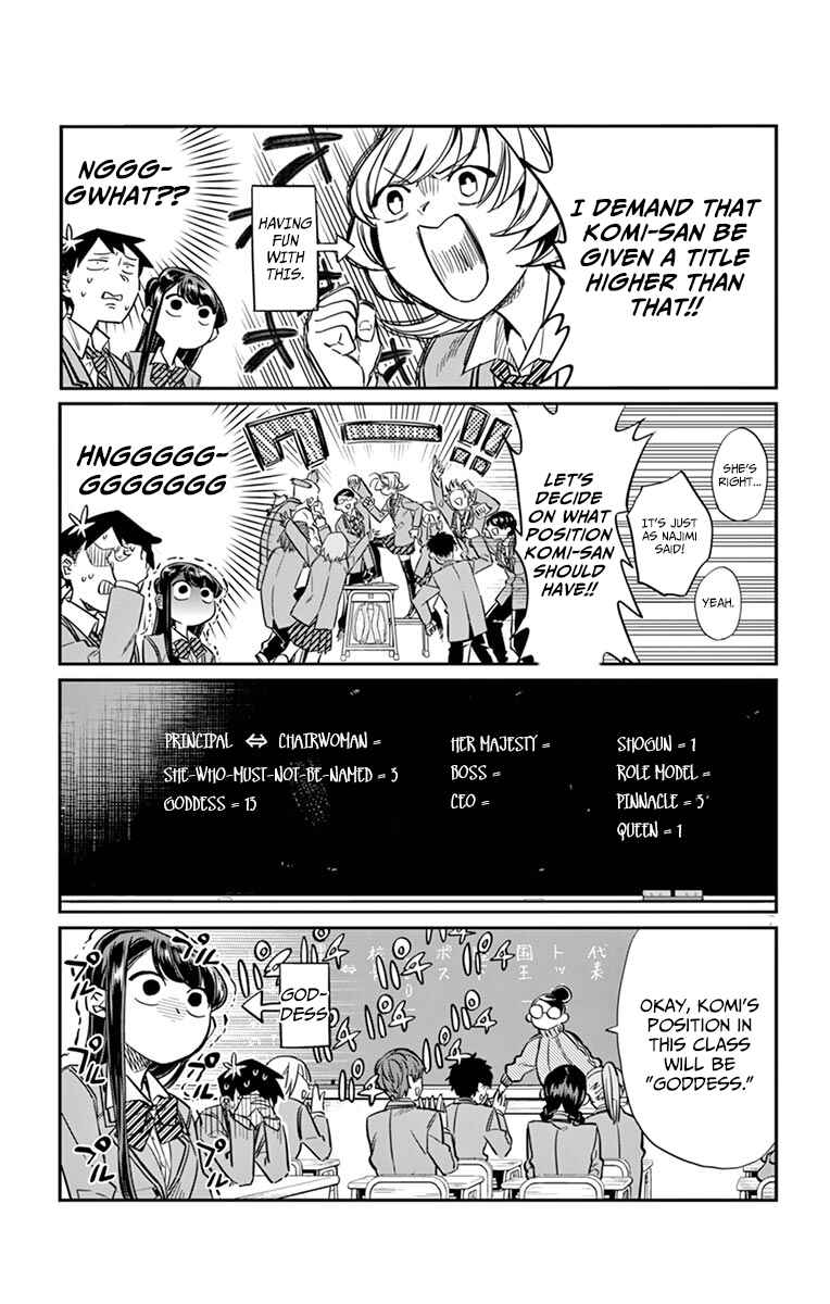Komi-san wa Komyushou Desu. Chapter 17 page 6