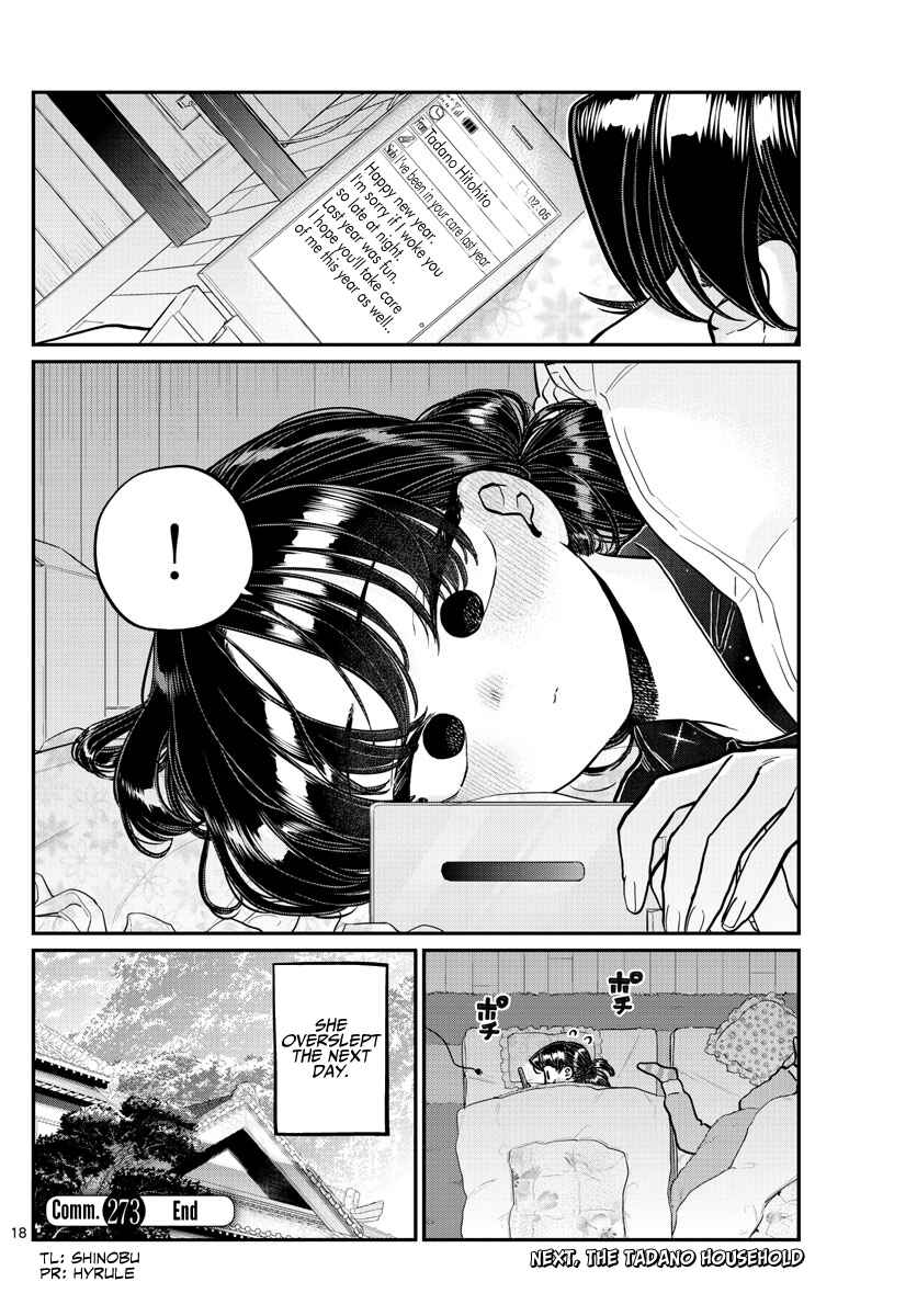 Komi-san wa Komyushou Desu. Chapter 273 page 7
