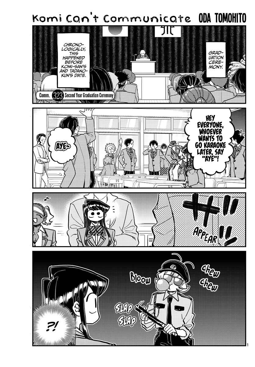 Komi-san wa Komyushou Desu. Chapter 323 page 0