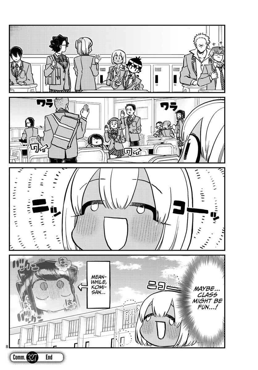 Komi-san wa Komyushou Desu. Chapter 327 page 7