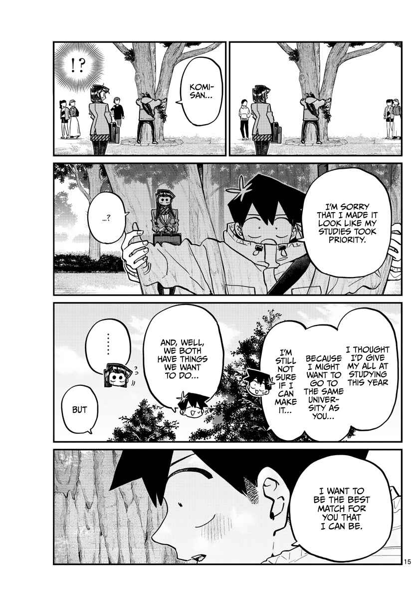 Komi-san wa Komyushou Desu. Chapter 348 page 14