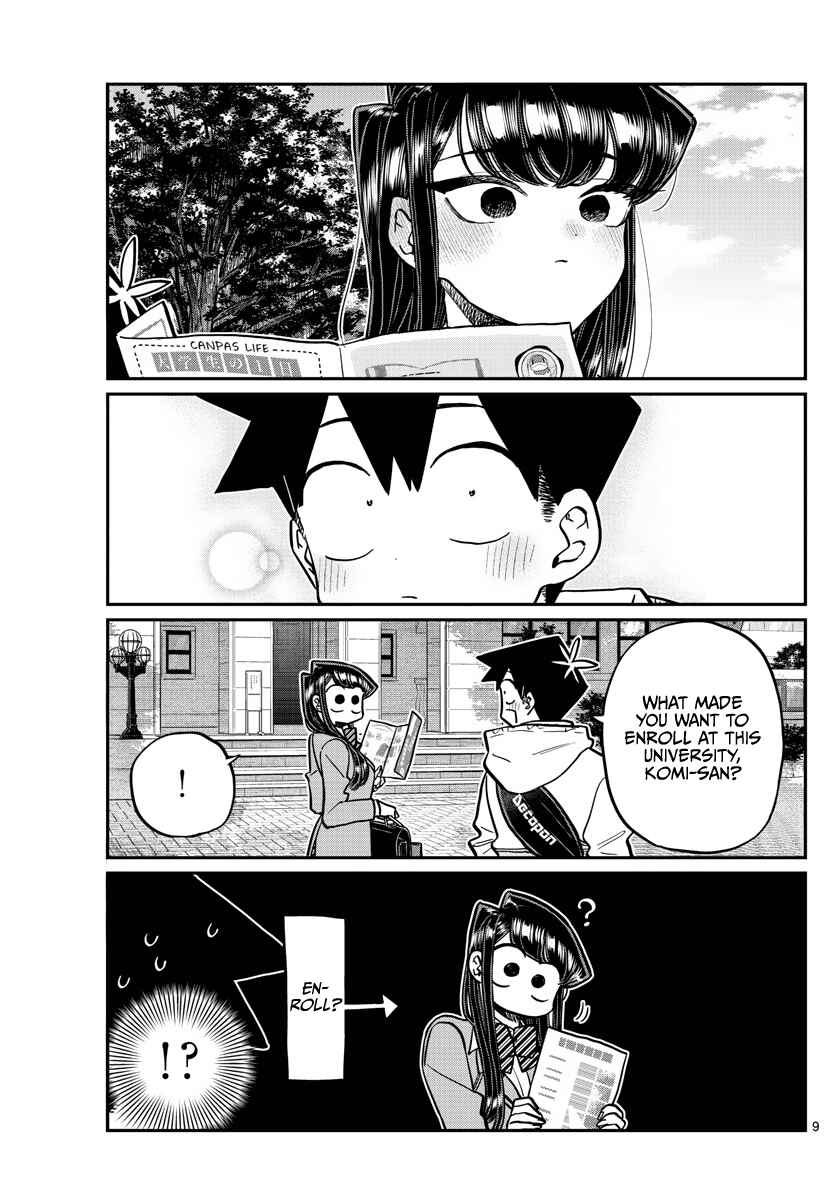 Komi-san wa Komyushou Desu. Chapter 348 page 8