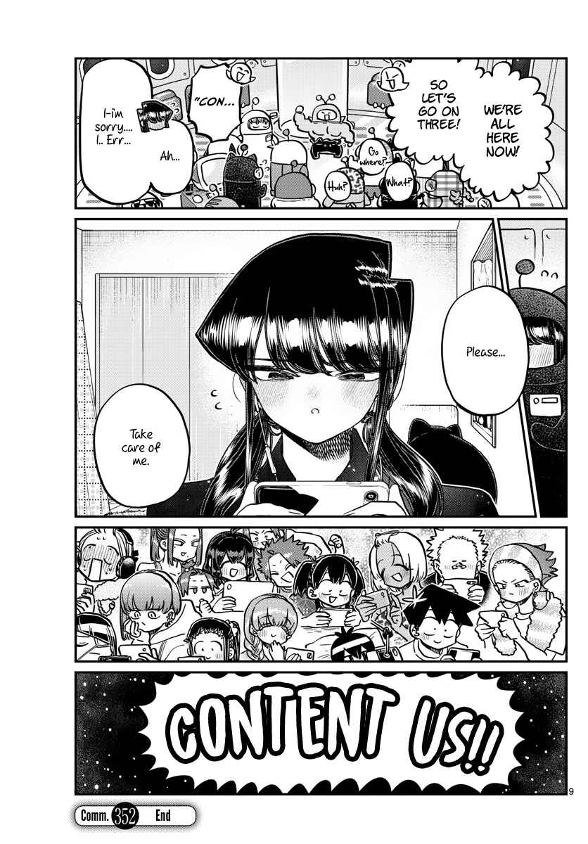 Komi-san wa Komyushou Desu. Chapter 352 page 8
