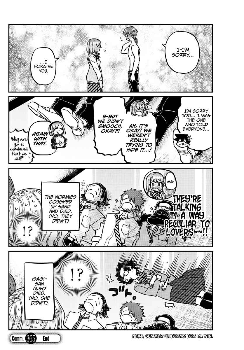 Komi-san wa Komyushou Desu. Chapter 365 page 7