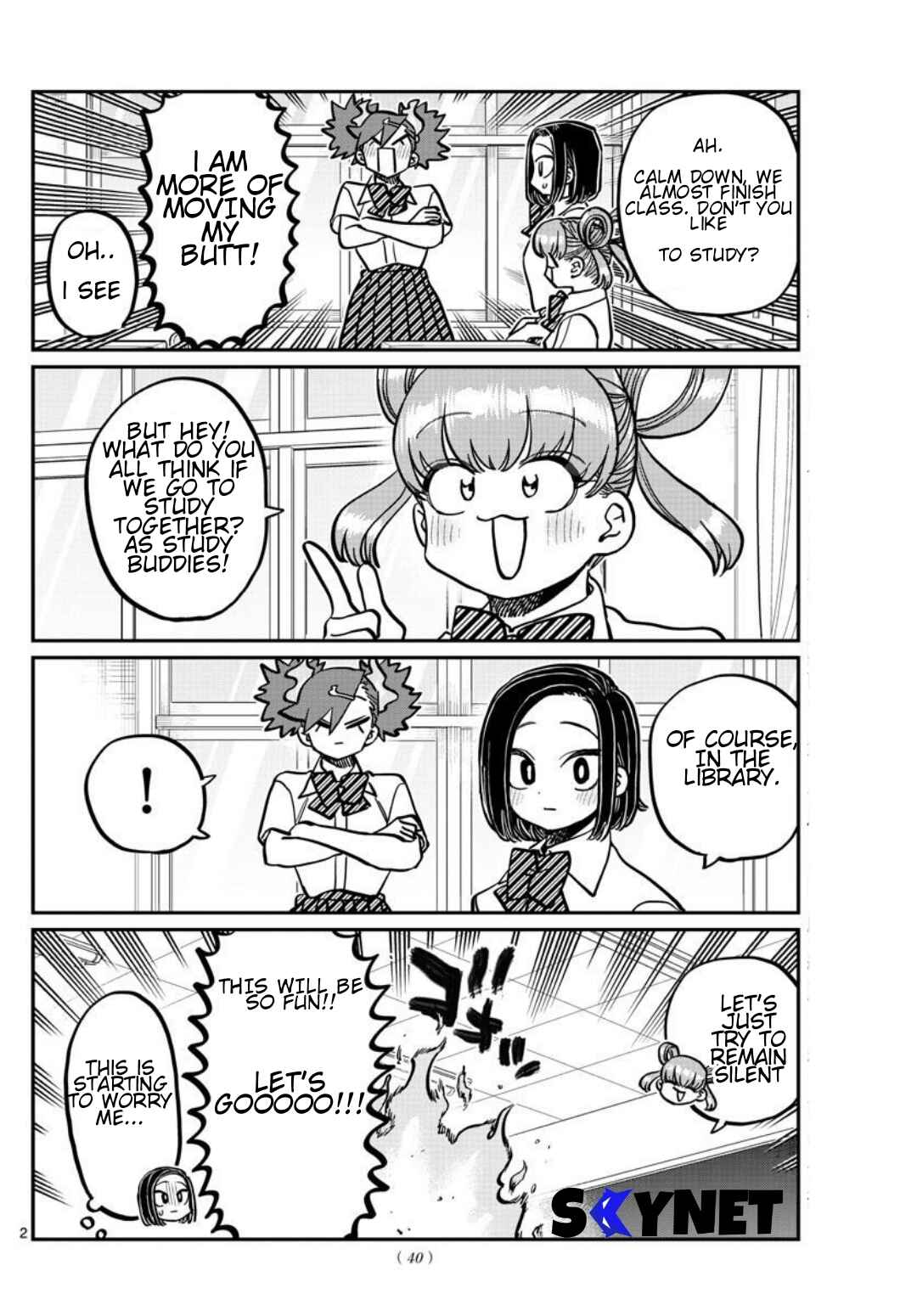 Komi-san wa Komyushou Desu. Chapter 371 page 2