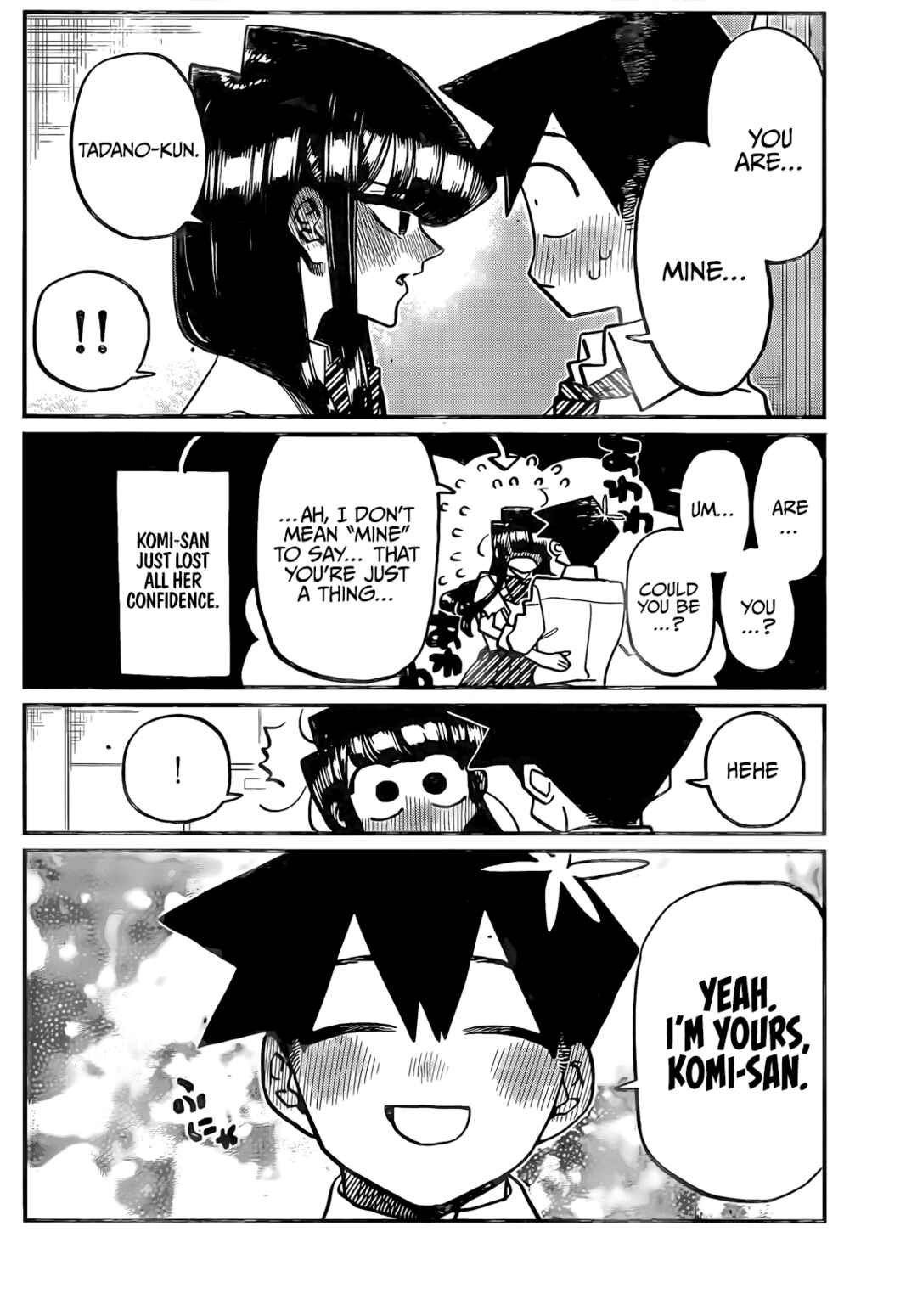 Komi-san wa Komyushou Desu. Chapter 395 page 10