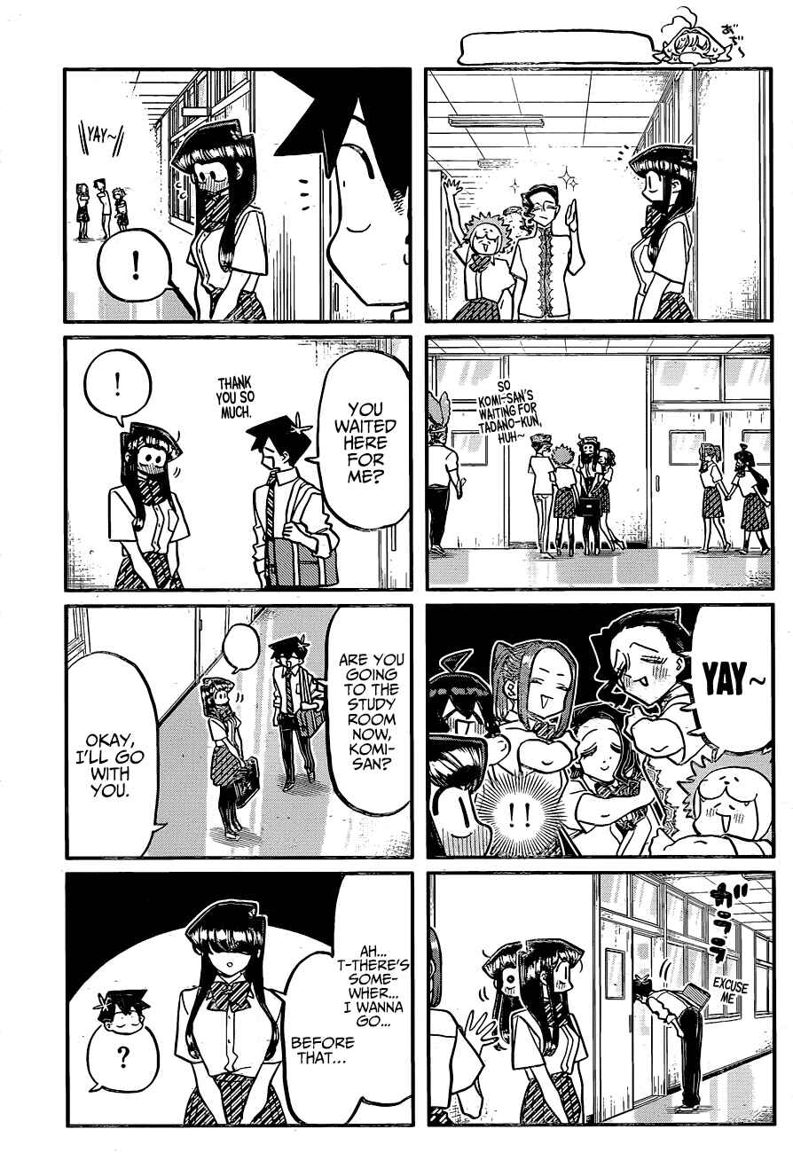 Komi-san wa Komyushou Desu. Chapter 395 page 3
