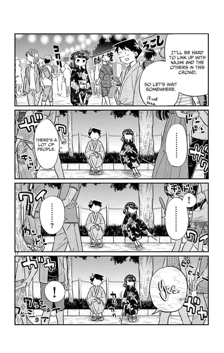 Komi-san wa Komyushou Desu. Chapter 47 page 17