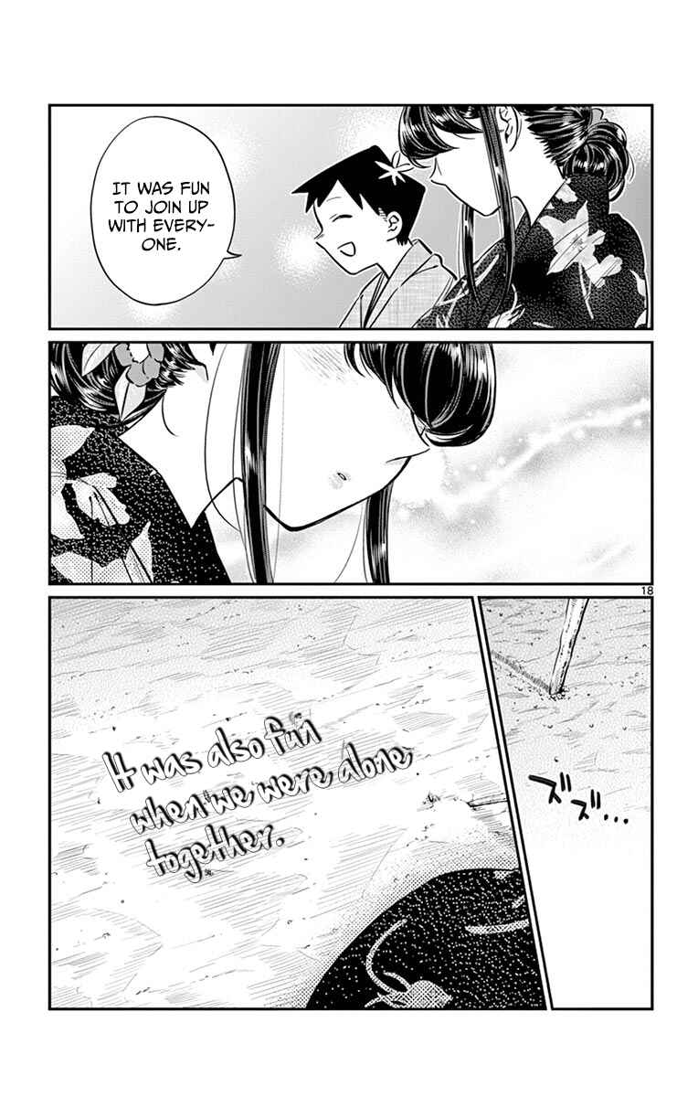Komi-san wa Komyushou Desu. Chapter 47 page 18
