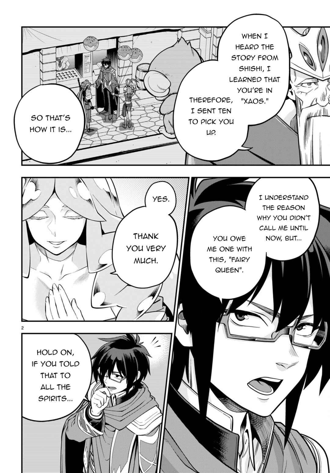 Konjiki no Word Master -Yuusha Yonin ni Makikomareta Unique Cheat- Chapter 104 page 2