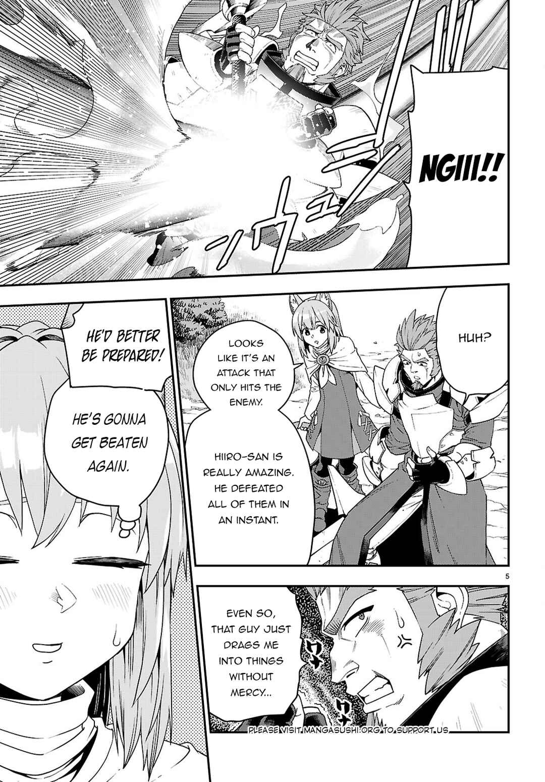 Konjiki no Word Master -Yuusha Yonin ni Makikomareta Unique Cheat- Chapter 112 page 5