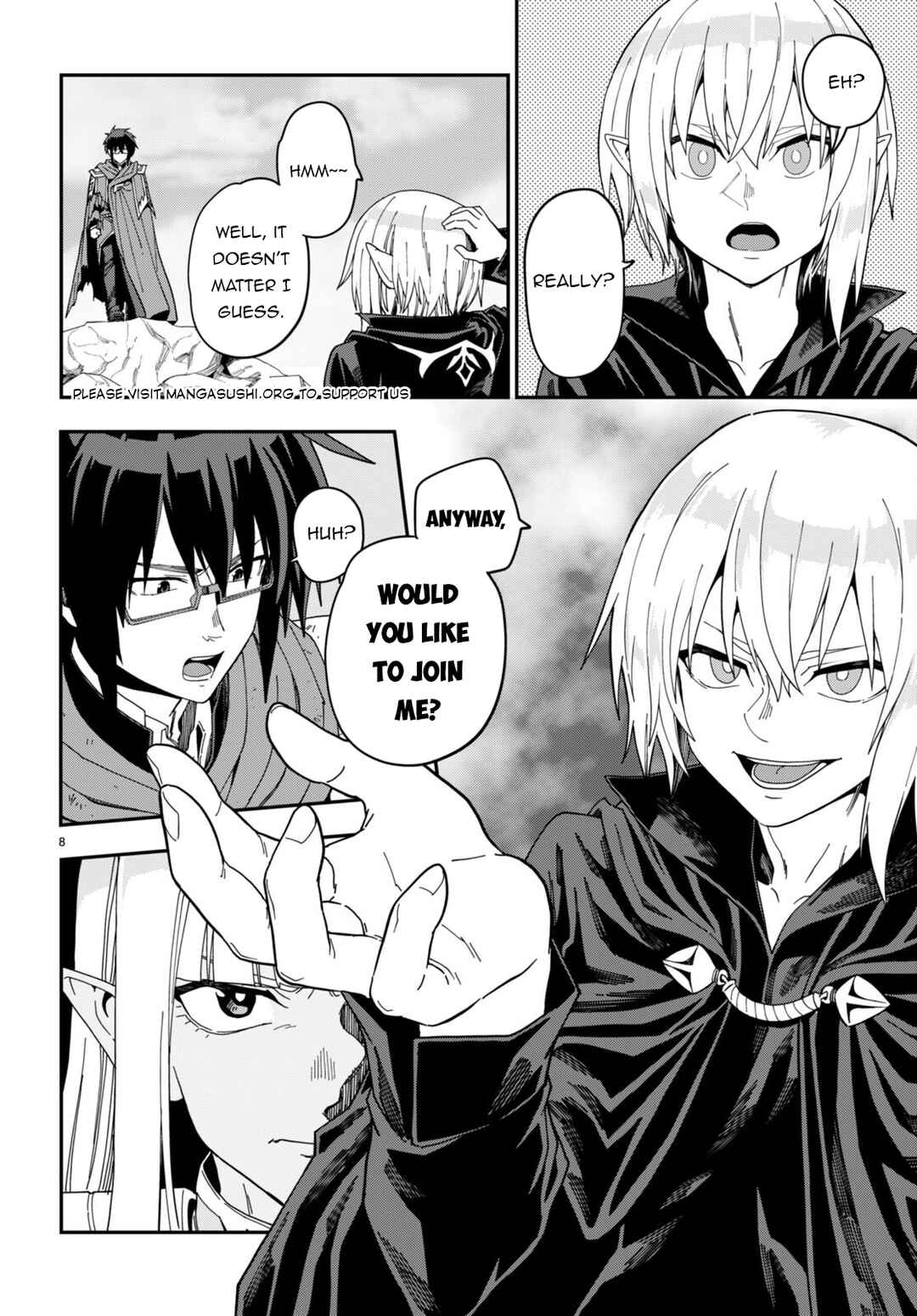 Konjiki no Word Master -Yuusha Yonin ni Makikomareta Unique Cheat- Chapter 96 page 10