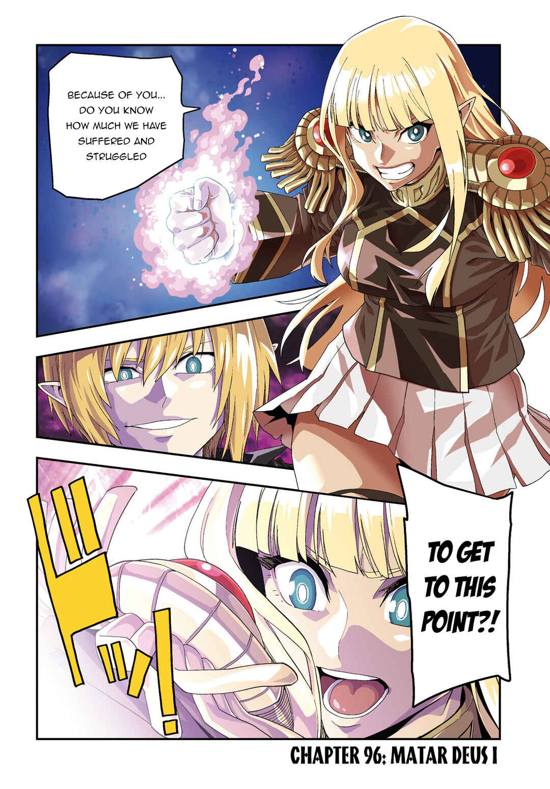 Konjiki no Word Master -Yuusha Yonin ni Makikomareta Unique Cheat- Chapter 96 page 2