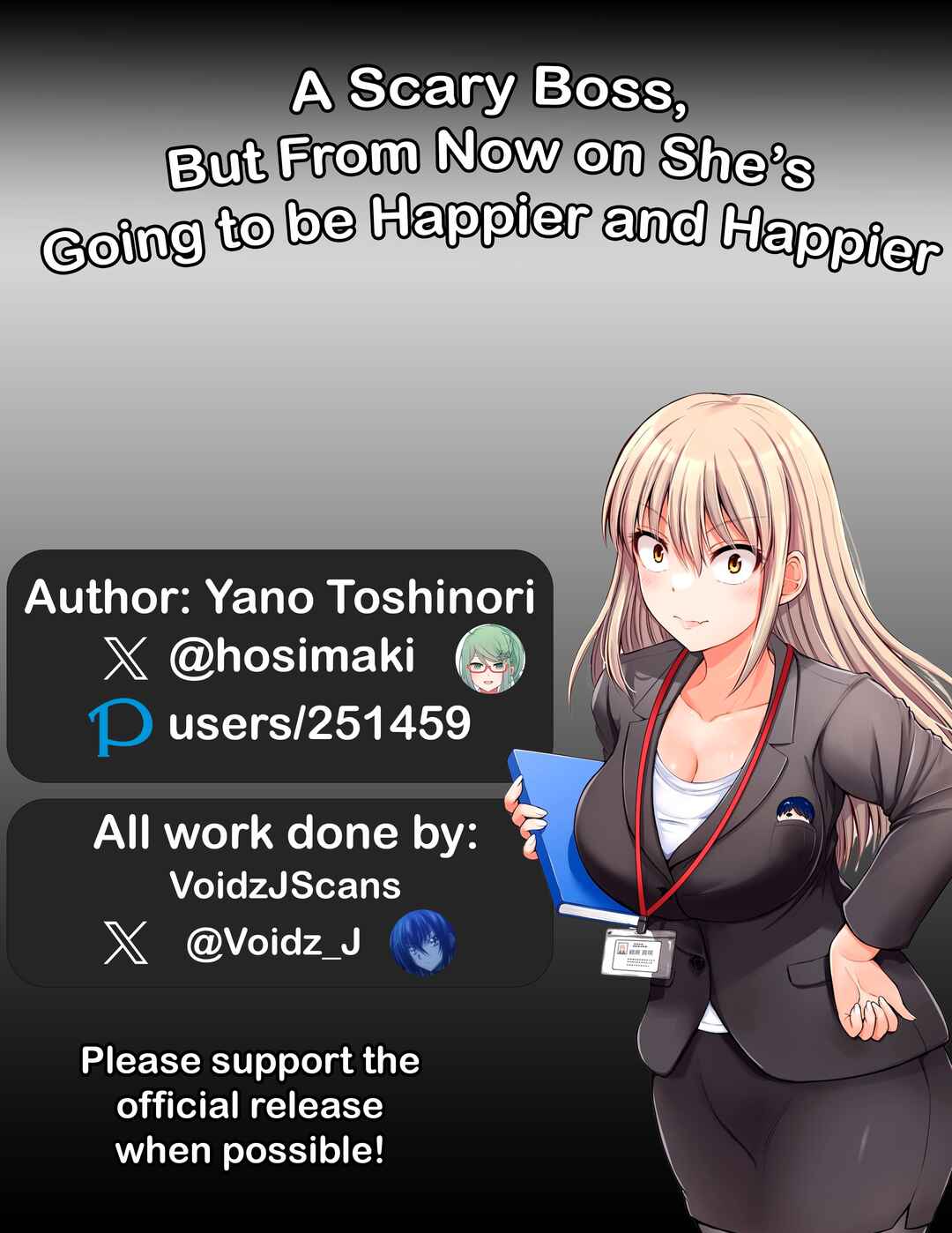 Kore kara Dandan Shiawase ni Natte Iku Kowai Onna Joushi Chapter 89 page 0