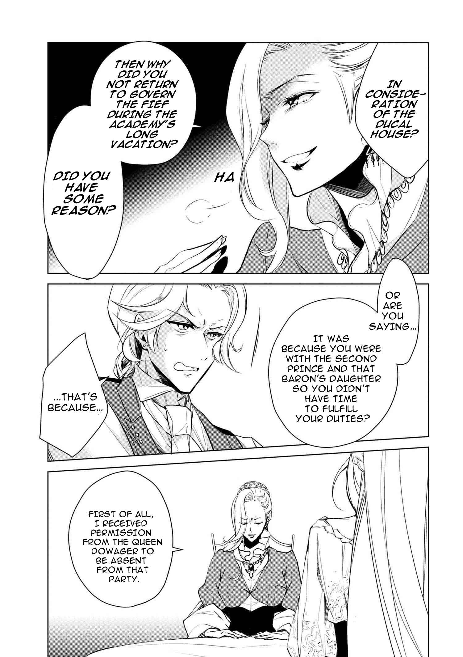 Koushaku Reijou no Tashinami Chapter 18 page 9