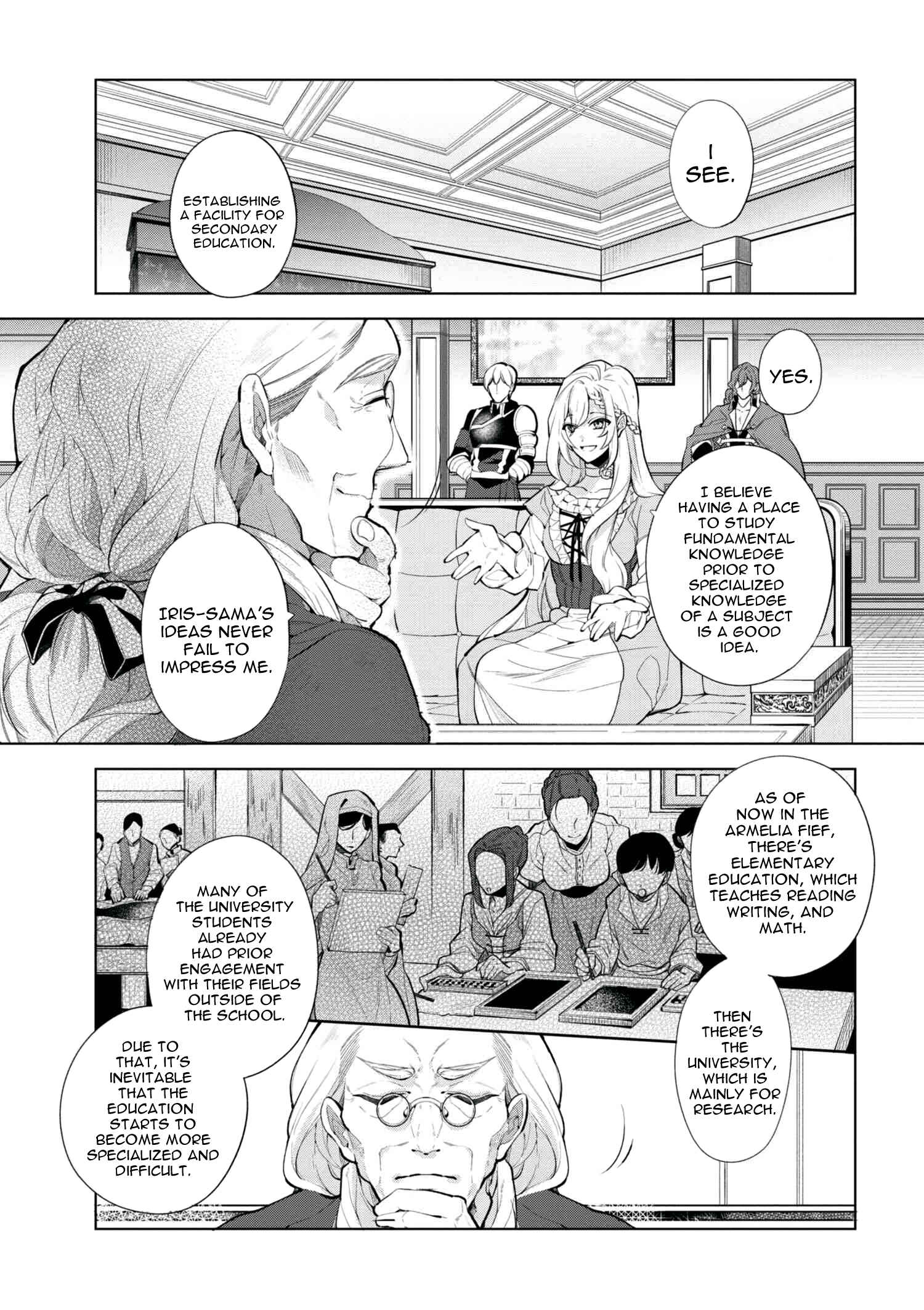 Koushaku Reijou no Tashinami Chapter 42.1 page 0