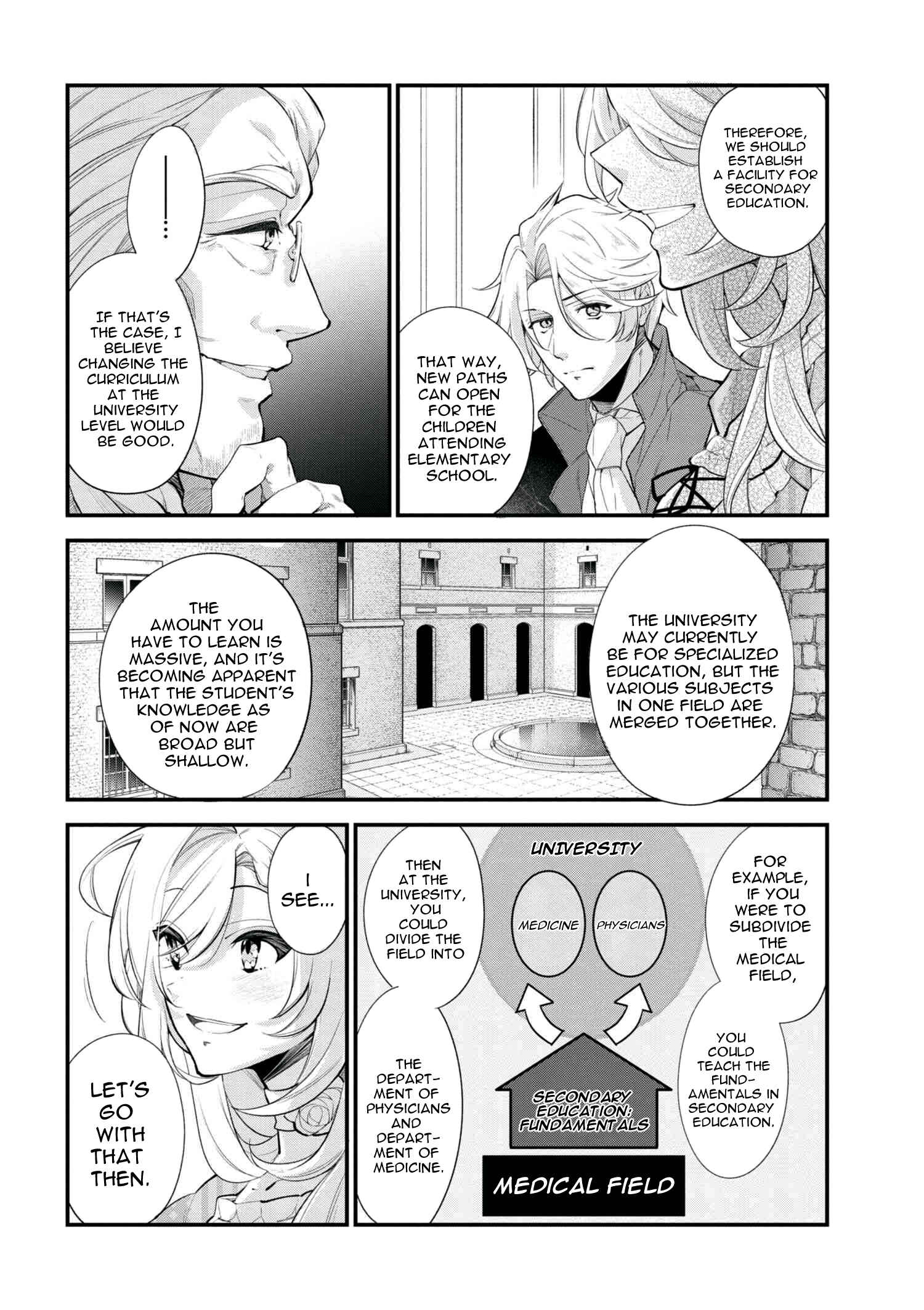 Koushaku Reijou no Tashinami Chapter 42.1 page 1