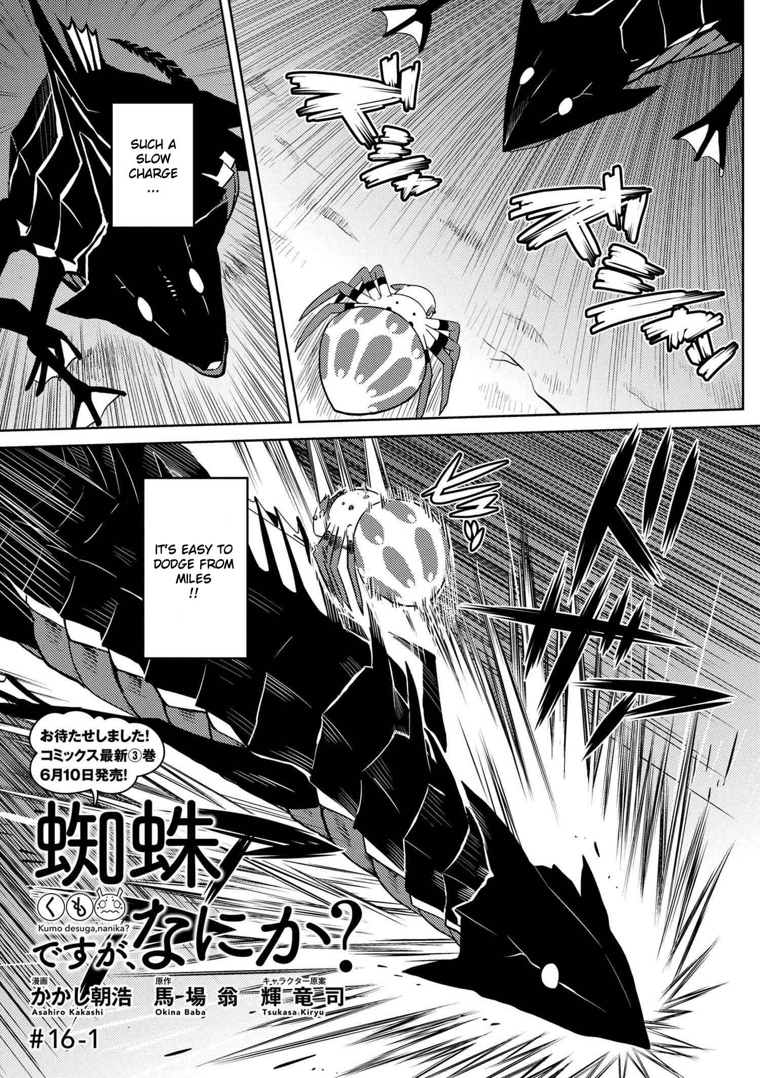 Kumo Desu ga, Nani ka? Chapter 16.1 page 0